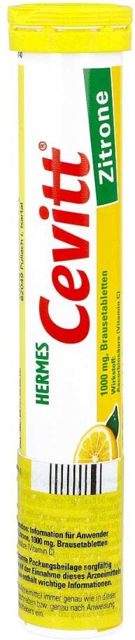 Hermes Cevitt Brausetabletten Zitrone 20stk