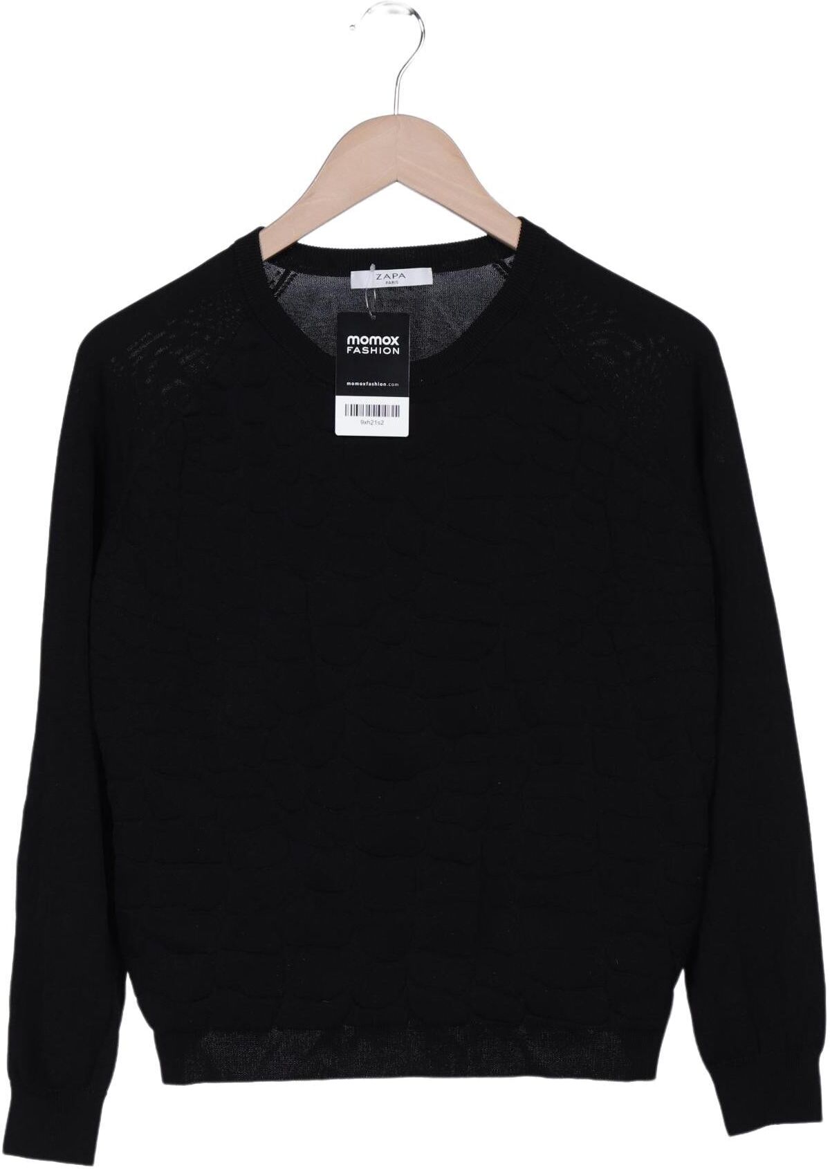 Zapa Damen Pullover, Schwarz, Gr. M, Viskose / Synthetik - Second Hand