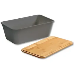 Kesper Brotbox, Kunststoff (PP), grau