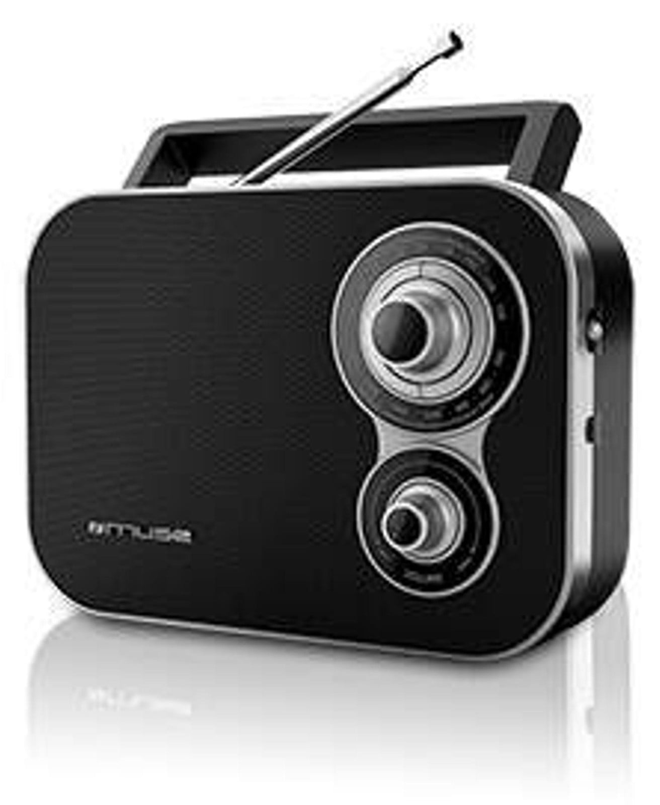 Muse M-051 R Reisradio Digitaal FM MW Zwart Draaibaar