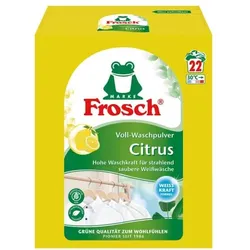 Frosch Voll-Waschpulver »Citrus« schwarz