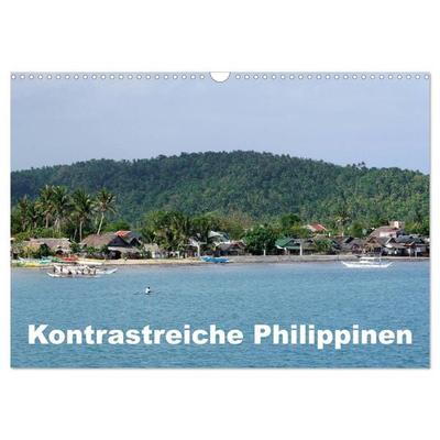 Kontrastreiche Philippinen (Wandkalender 2026 DIN A3 quer), CALVENDO Monatskalender