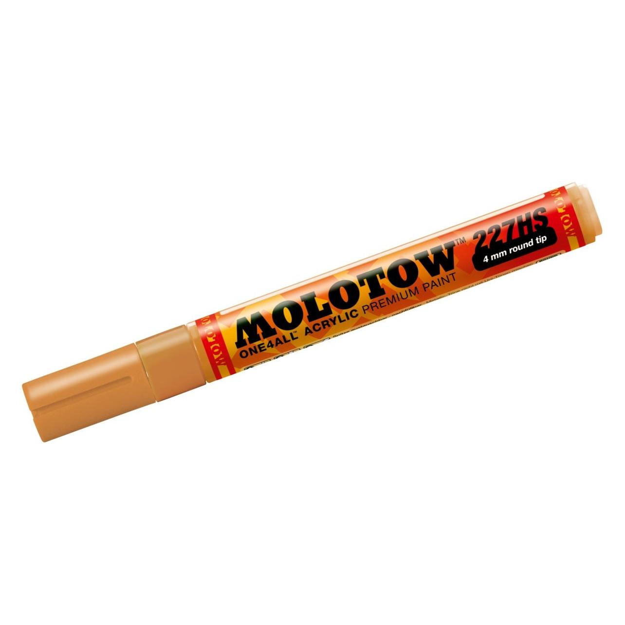 Molotow Permanentmarker One4All 227 HS nachfüllbar 4mm ockerbraun hell (1x) (MO227225)