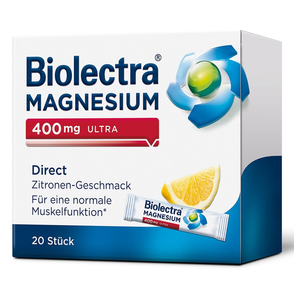 HERMES Arzneimittel GmbH Biolectra Magnesium 400 mg Ultra Direct Zitrone 10252151