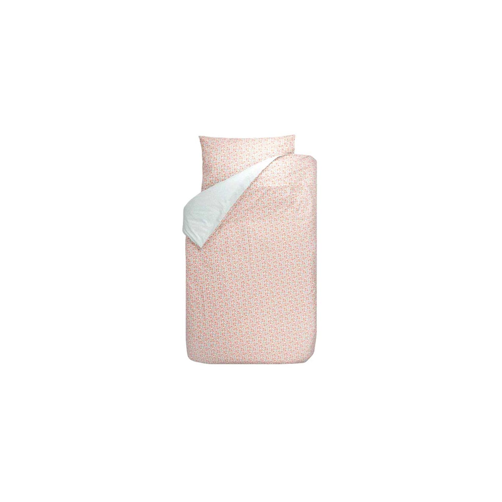 Bink Kinderbettwäsche Bibi Streublümchen rosa rot türkis 100 x 135