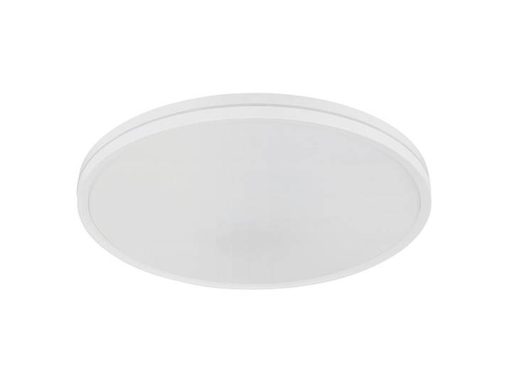 Globo Led-Deckenleuchte Dwain, Weiß, Kunststoff, 250 mm,250 mm, 7 cm, CE, Farbwechsler, Stufenschalter, Farben fixierbar, Lampen & Leuchten, LED Beleuchtung, LED-Deckenleuchten
