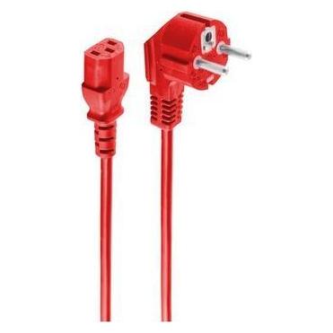 S-Conn ShiverPeaks Kaltgeräte Netzkabel Schutzkontakt-Stecker abgewinkelt (3 m, CEE 7/7) (09-05044)