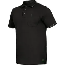 Polo-Shirt-Flex-Line Schwarz, Größe M - schwarz - M