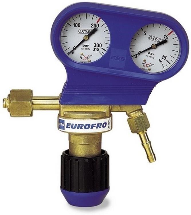 saf-fro Riduttore di pressione per ossigeno EUROFRO OSSIGAS con portata di 40 m3h