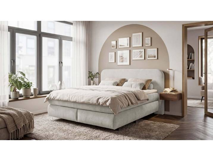 ED EXCITING DESIGN Boxspringbett Elbrus 180x200 cm