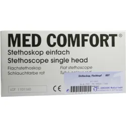 Stethoskop Flachkopf Rot 1 ST