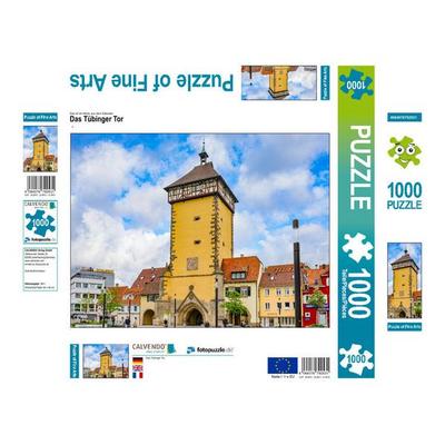 CALVENDO Puzzle Das Tübinger Tor | 1000 Teile Lege-Größe 64x48cm Foto-Puzzle für glückliche Stunden