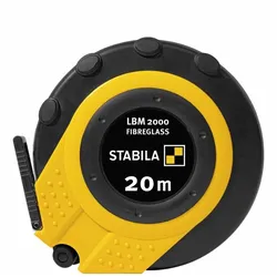 Stabila Kapselbandmaß LBM 2000 Glasfaserband Maßband Bandmaß 20 m