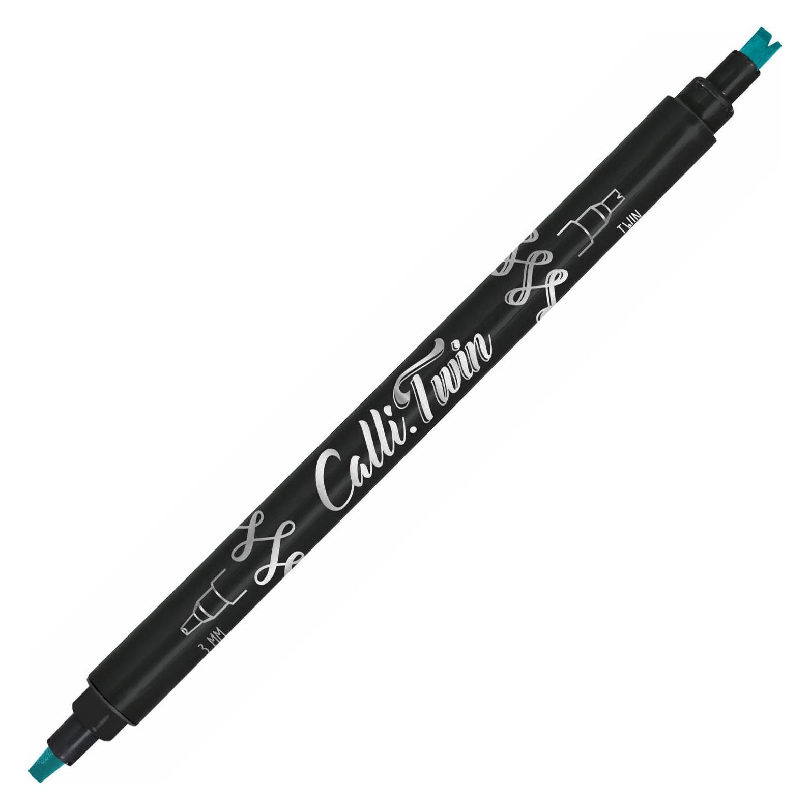Online Callibrush Pen TWIN 3mm 18604/6 Turquoise (18604/6)