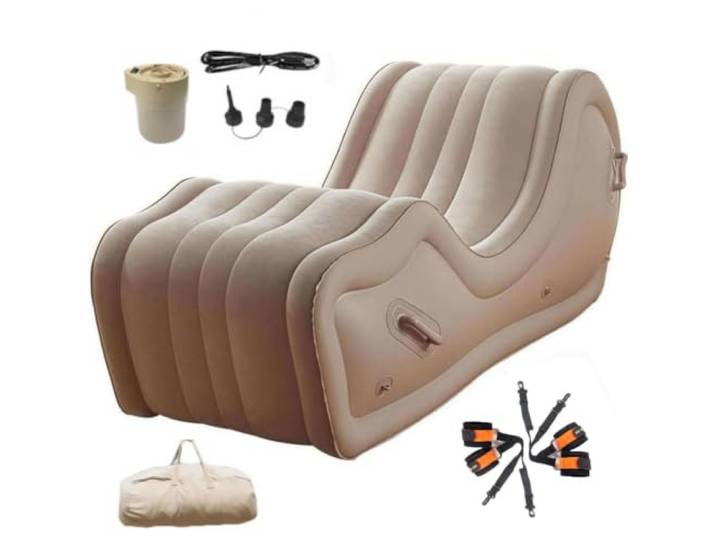 YWQJL Sex Aufblasbare Sofa Erotische Möbel Sex Stuhl Für Frauen Zum Fesseln,B-Sofa