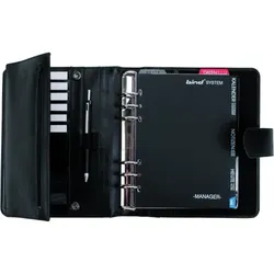 Jüscha bind Timer T 500-1 DIN A5 ohne Kalender Leder schwarz