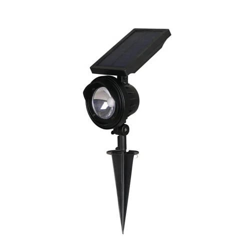 Luxform Solar Hybrid Intelligent Spotlamp Texas LED Accentverlichting voor tuin en terras met grondpen