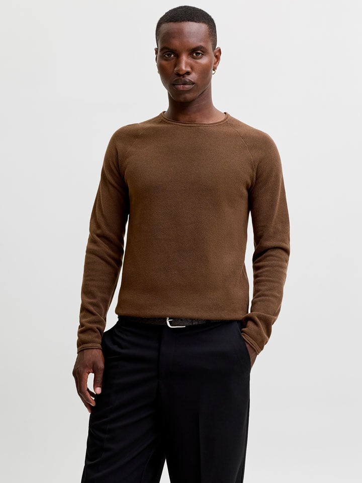 Jack & Jones Pullover in Hellbraun - XXL