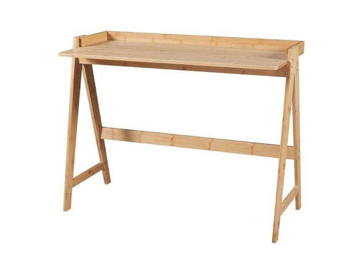 Bureau adulte - HELLOSHOP26 - 03_0009055 - Bambou naturel - 123x53x80 cm - Design intemporel