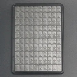 Silbertafel (100x 1g Feinsilber) "CombiBar"
