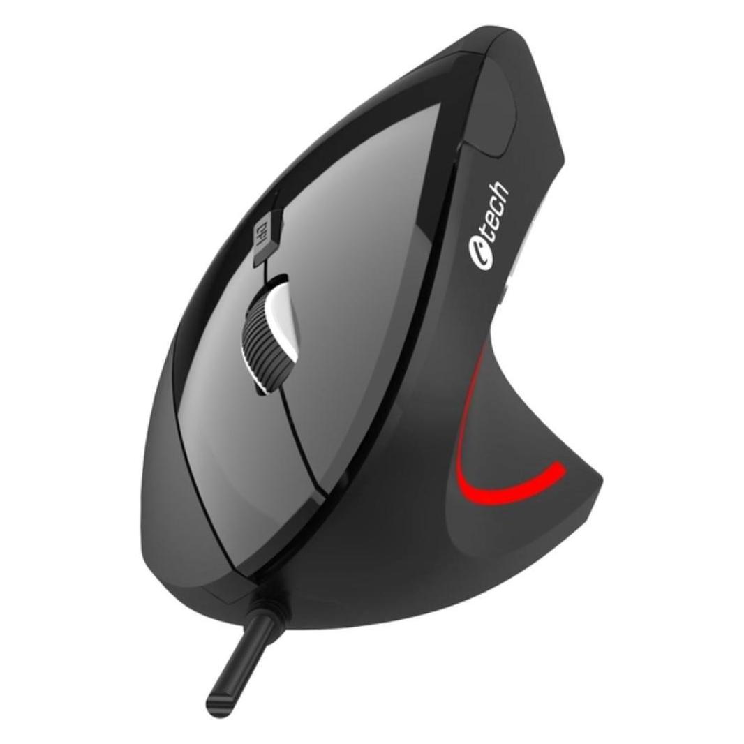 C-Tech My?? VEM-09C, vertik??ln??, 6 tla????tek (Kabelgebunden) (VEM-09C)