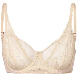Tchibo - Bügel-BH mit Spitze - Damen - Gr. 80C - creme
