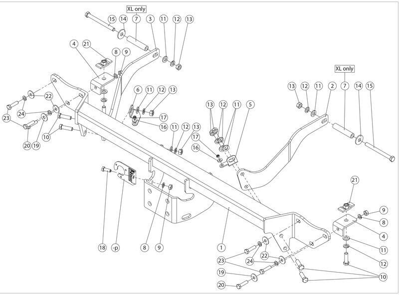Attelage Opel Movano (12/21-) Standard