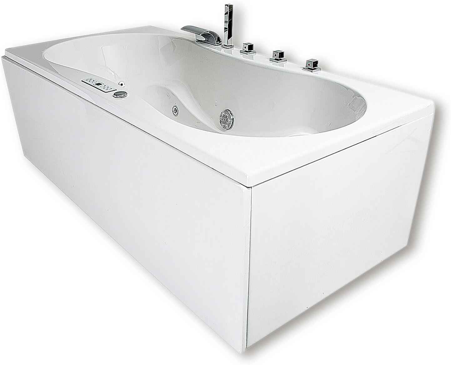Caribia Trento Premium whirlpool 190 x 90 cm with skirt 80780