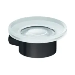 Kludi VELA R Seifenschale 58985N2 transparentes Glas Brushed Gunmetal