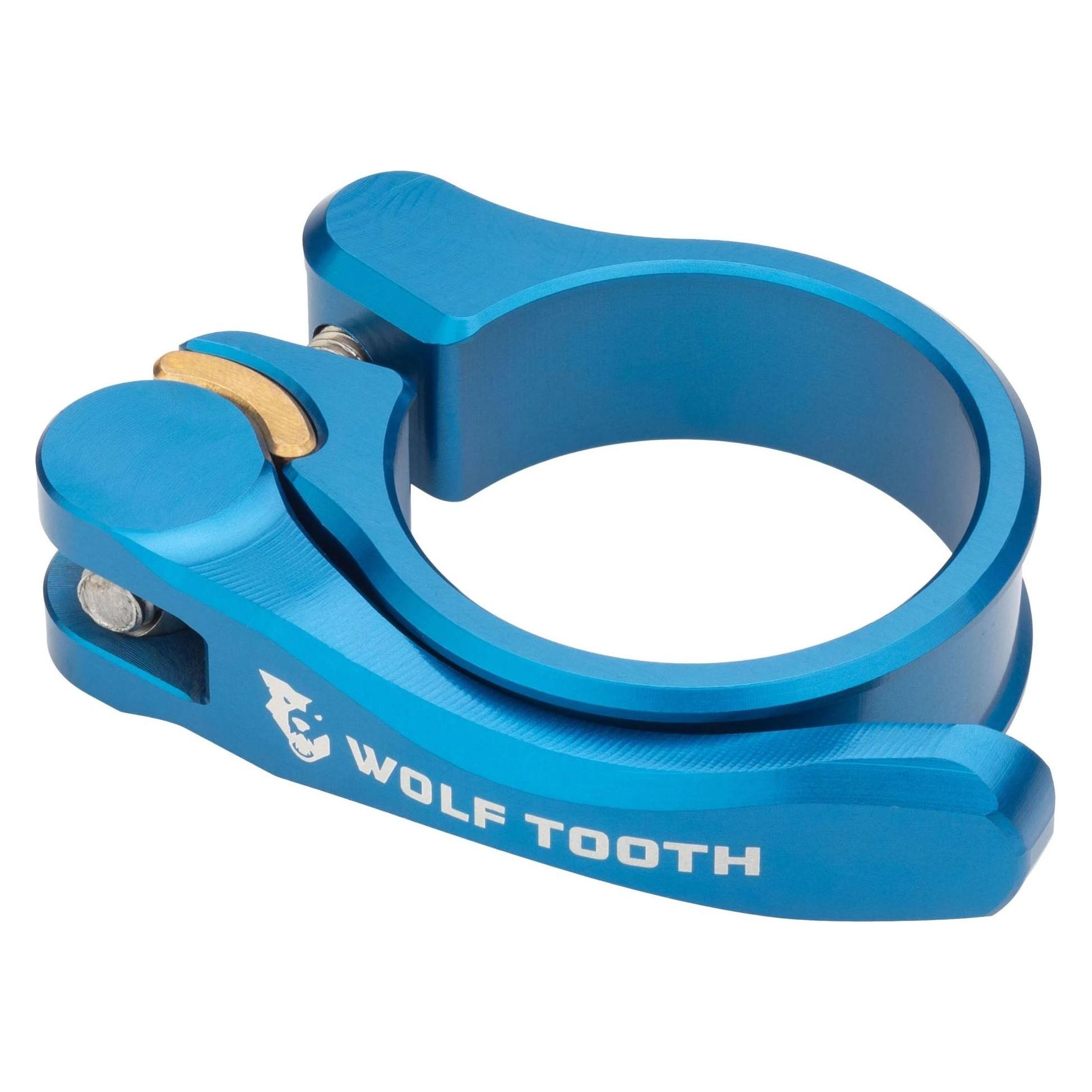 Wolf Tooth Schnellspann-Sattelklemme, 28.6mm, blue (SC-29-BLU-QR)