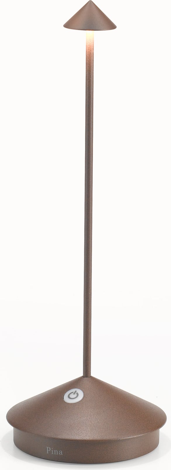 Zafferano Capo tafellamp - Oplaadbare LED-buitenlamp - Bruin - Hoogte: 29 cm