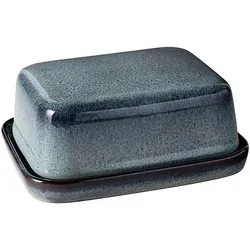 Butterdose LAVE GRIS (BHT 11,70x6,30x14,70 cm) - grau - BHT 11,70x6,30x14,70 cm