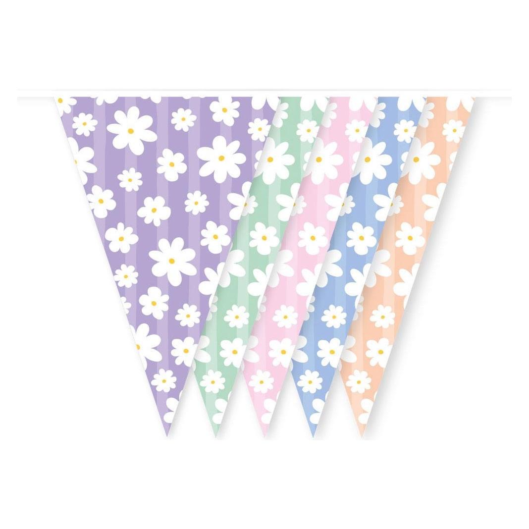 Globos Europe Gänseblümchen-Wimpelkette - 10 m (70727473)