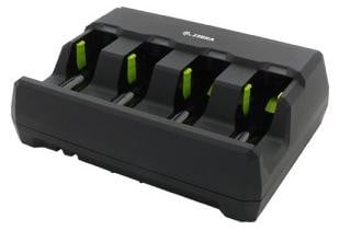 Zebra batterijlader voor 4 batterijen