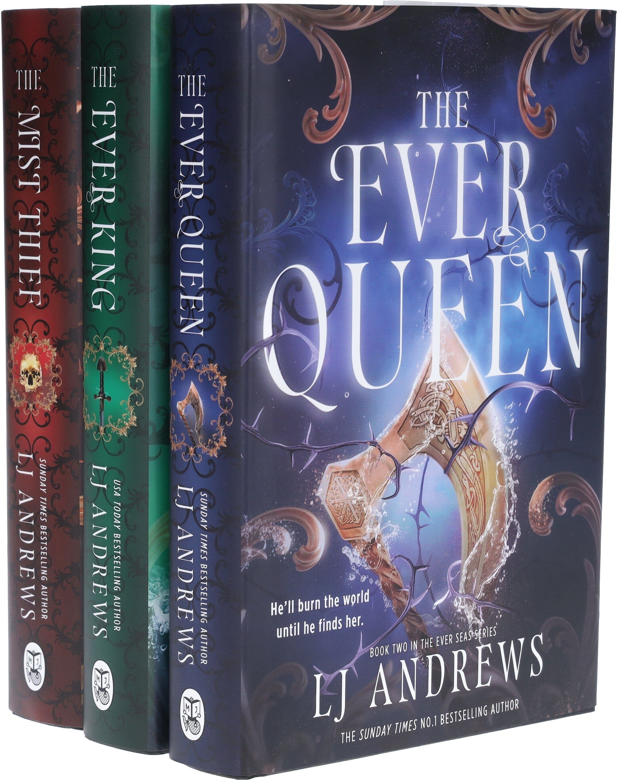 The Ever Seas Series by LJ Andrews 3 Books Collection Set - Fiction - Hardback Penguin Random House