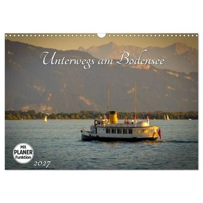 Unterwegs am Bodensee (Wandkalender 2027 DIN A3 quer), CALVENDO Monatskalender