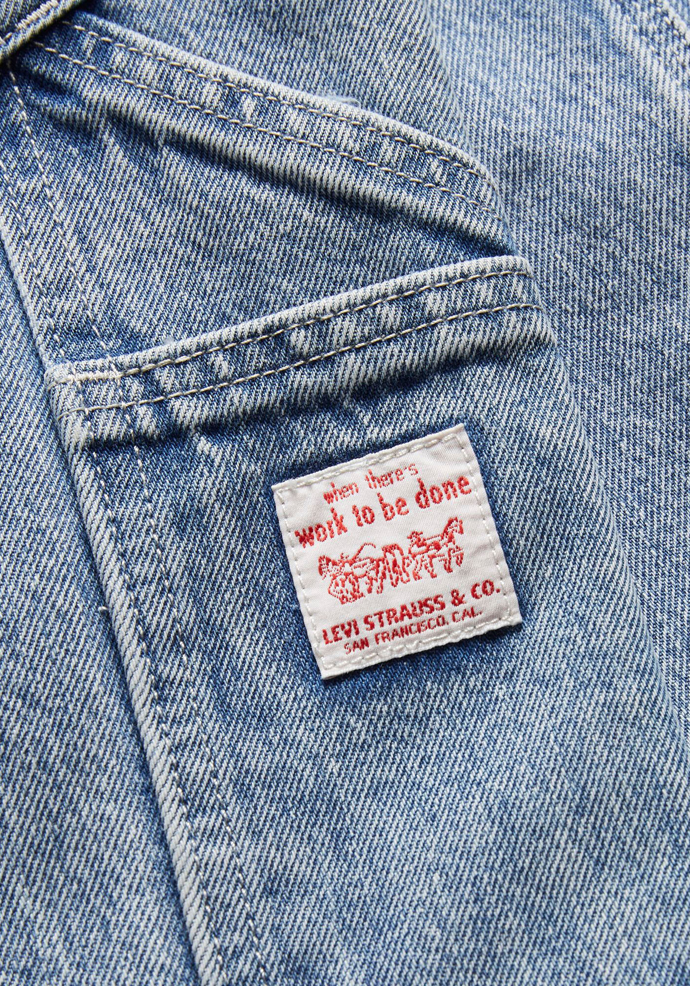 Cargojeans LEVI'S "568 STAY LOOSE CARPENTER", Herren, Gr. 32, Länge 34, blau (put in work), Denim/Jeans, Obermaterial: 100% Baumwolle, loose fit, Jeans Cargojeans put in work 32, Länge 34