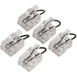 Marantec Kurzschlussstecker-Set RJ11, 5 Stück