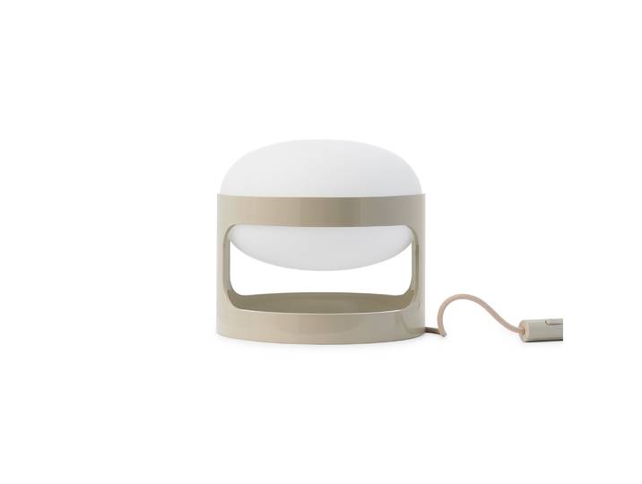 Kartell - Lampe de table KD28 - Gris - PMMA recyclé - Designer Joe Colombo