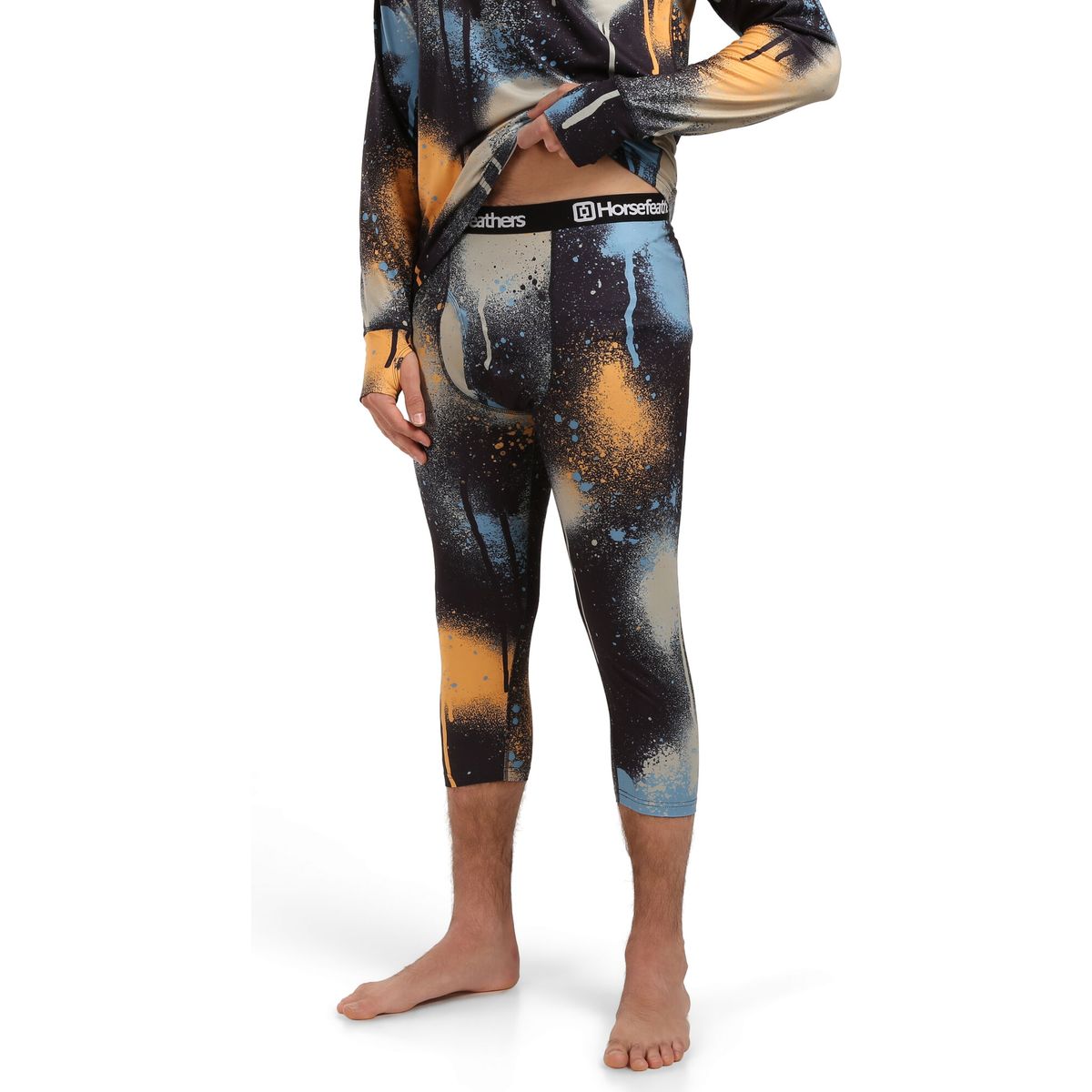 Horsefeathers Riley 3/4 Pants yellow spray M SM1425D-yellow spray-M