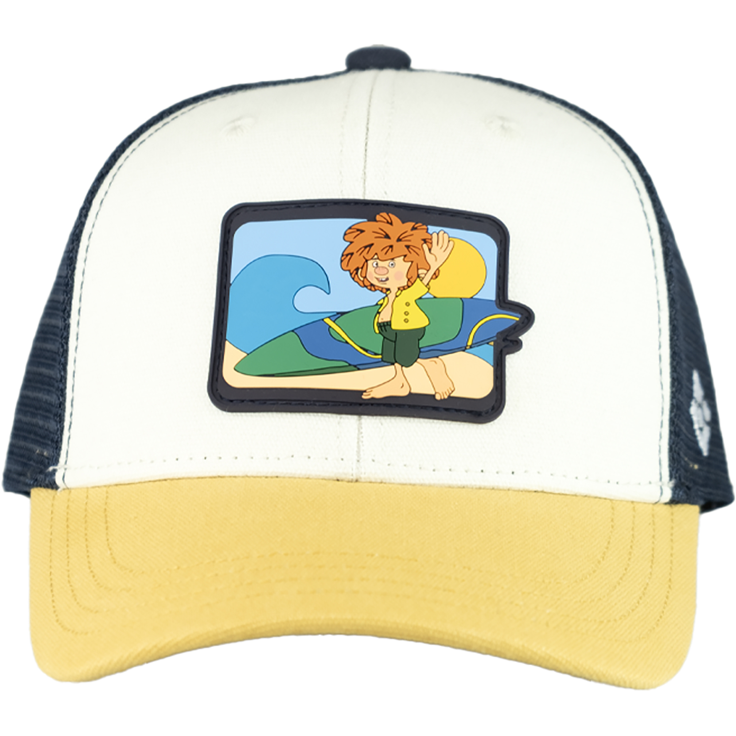 Bavarian Caps Pumuckl Surft Cap Kinder Basecaps weiss Größe 54 Lifestyle
