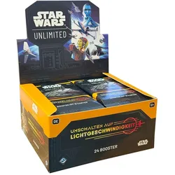 FFG Star Wars: Unlimited - Umschalten auf Lichtgeschwindigkeit (Booster-Display) (Deutsch, 2 - 6 Spieler)