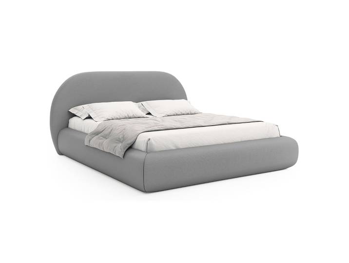 Polsterbett 160x200 cm Buvio mit Stauraum, Metallrahmen,