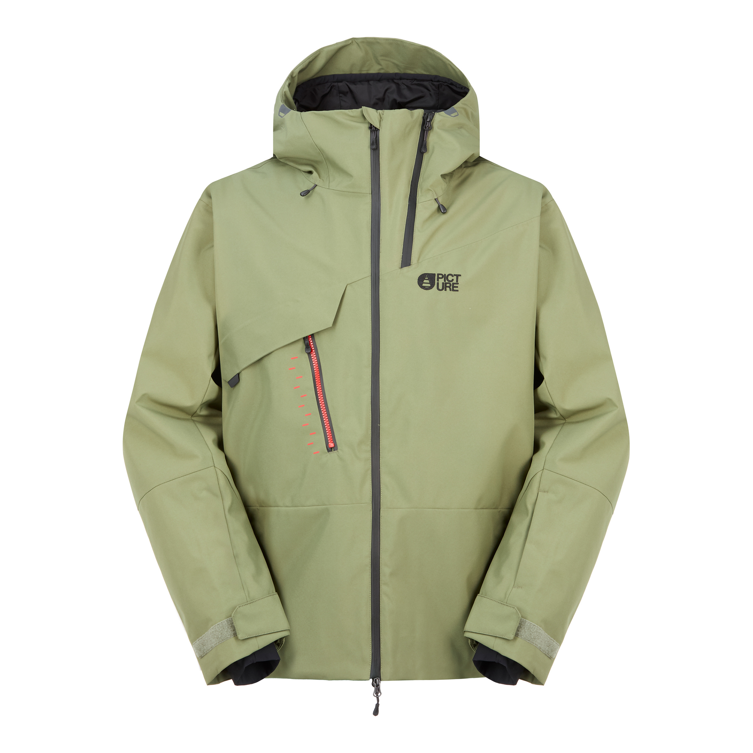 Picture Felnor Herren Regenjacke gruen Größe XL Skifahren Wasserdicht