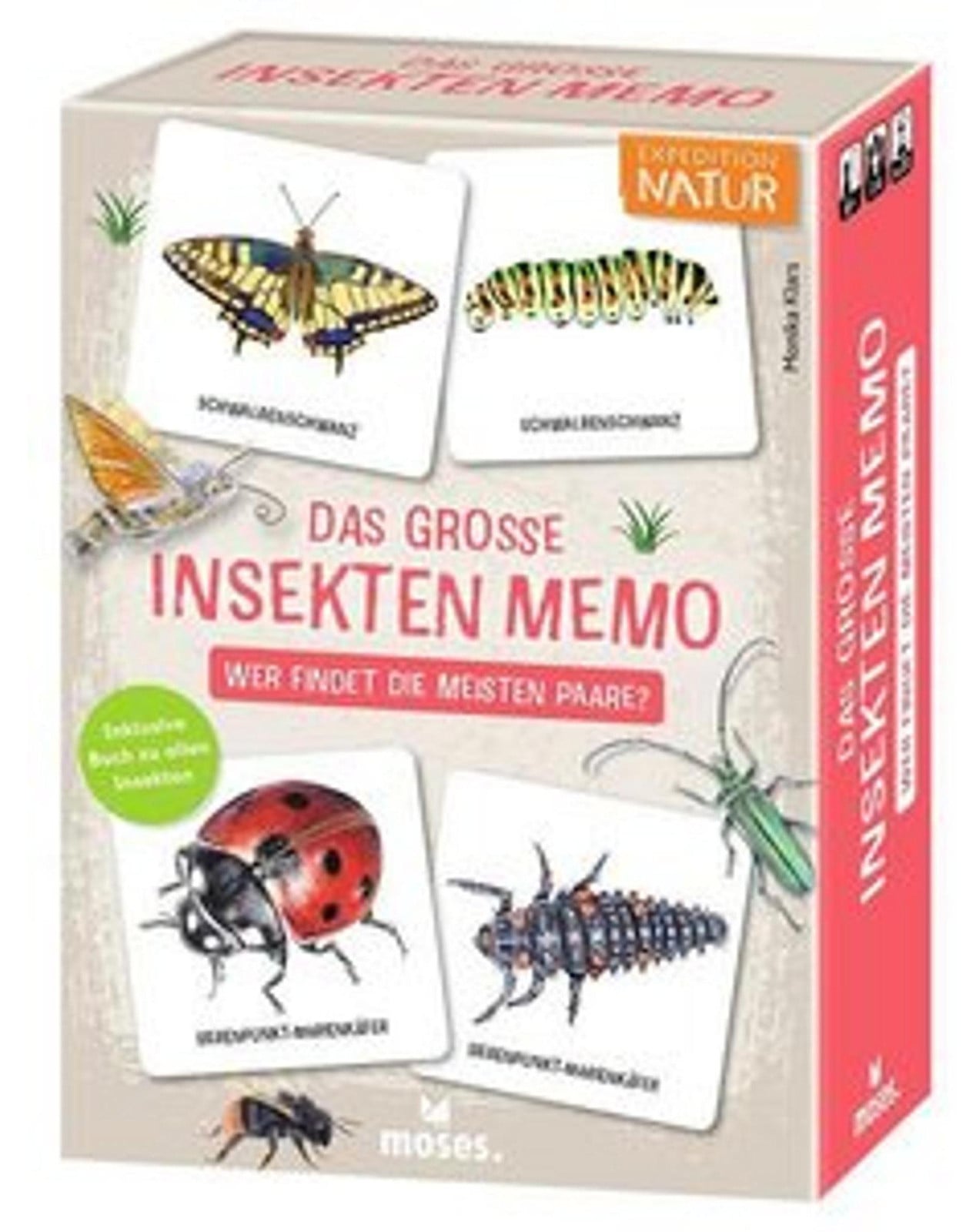 Moses Expedition Natur Insecten Geheugenspel met Informatief Boekje