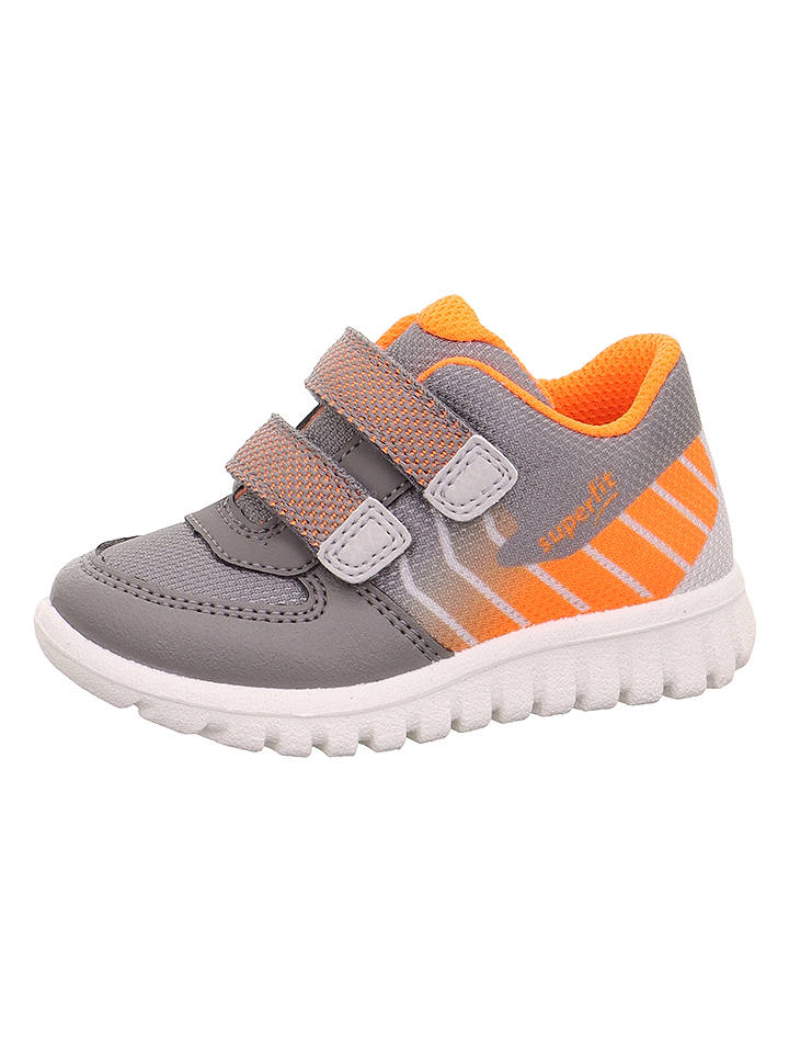 superfit Sneakers "Sport 7" in Grau/ Orange - 24
