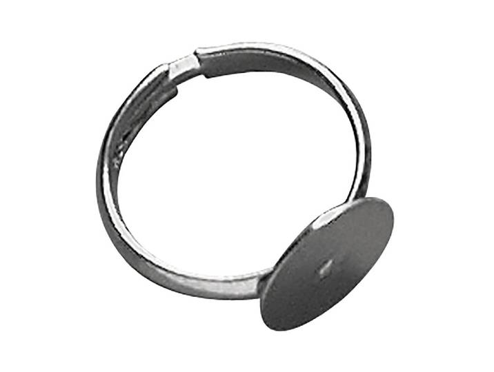 Rayher Ringschiene mit Platte ⌀ 1.2 cm 2 Stück