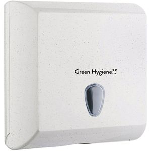 Green-Hygiene Handtuchspender Hochstapler, für 500 Falthandtücher, Recycling Kunststoff, weiß