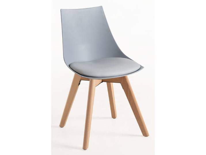 4er Set Blok Stühle - Gris clair