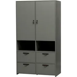 Kleiderschrank Stage Dunkelgrün